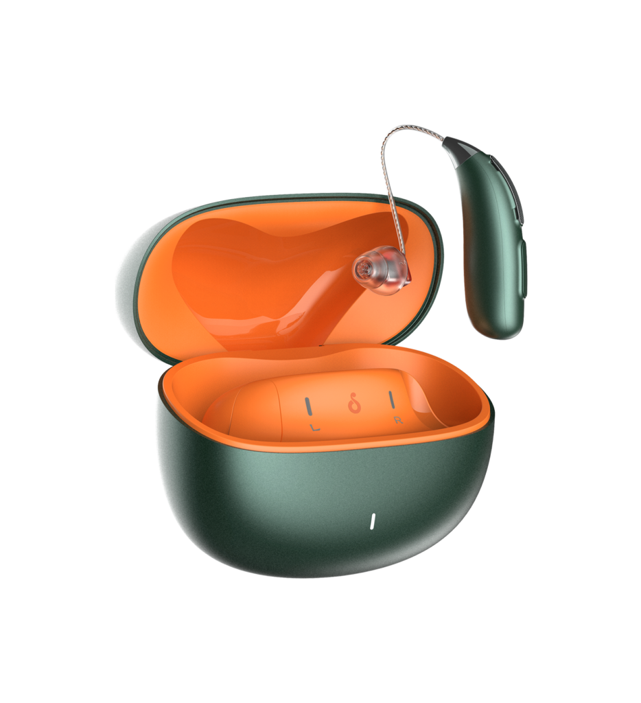 JIUYEE Real One-side Bluetooth スマート耳かけ型補聴器